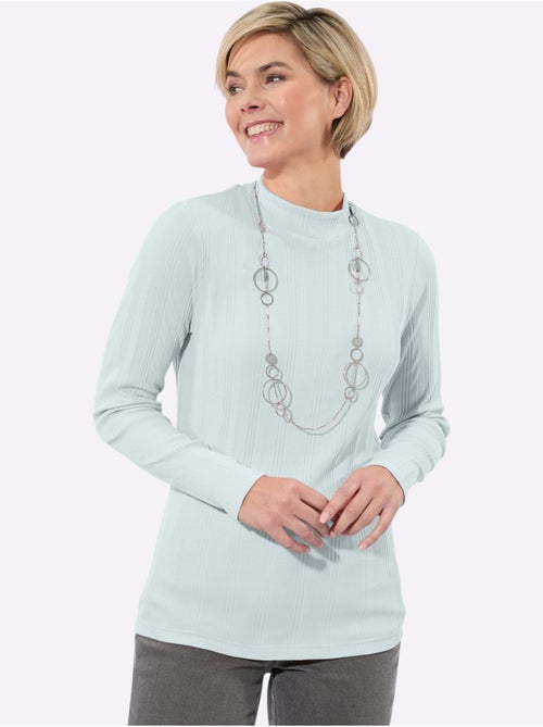 T-shirt côtelé 95% coton - taille standard - witt - Kiabi T-shirt côtelé 95% coton - taille standard - witt - Kiabi