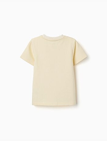 T-shirt côtelé avec imprimé Poetry