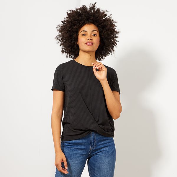 tee shirt noir femme
