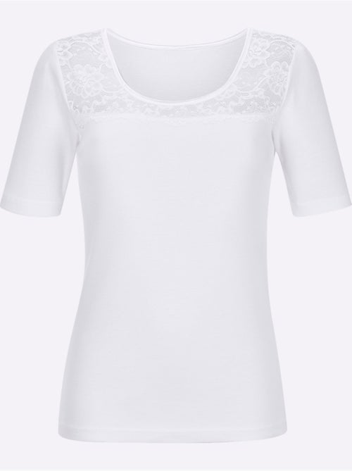 T-shirt Côtes Fines - Taille Standard - Witt - Kiabi