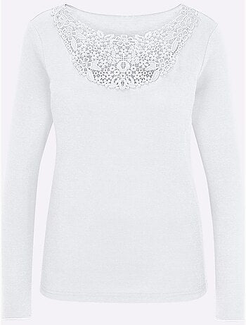 T-shirt côtes fines - taille standard - witt