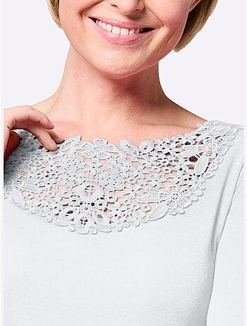 T-shirt côtes fines - taille standard - witt
