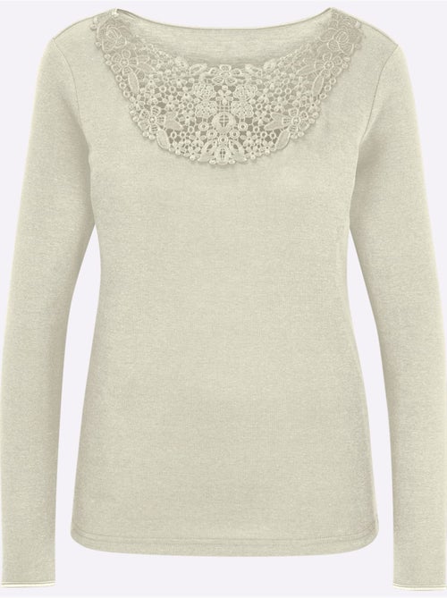 T-shirt côtes fines - taille standard - witt - Kiabi