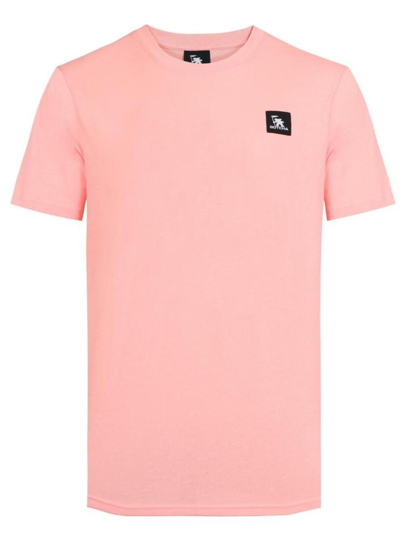 T-shirt Coton Addict Tee Gotcha Rose - Kiabi