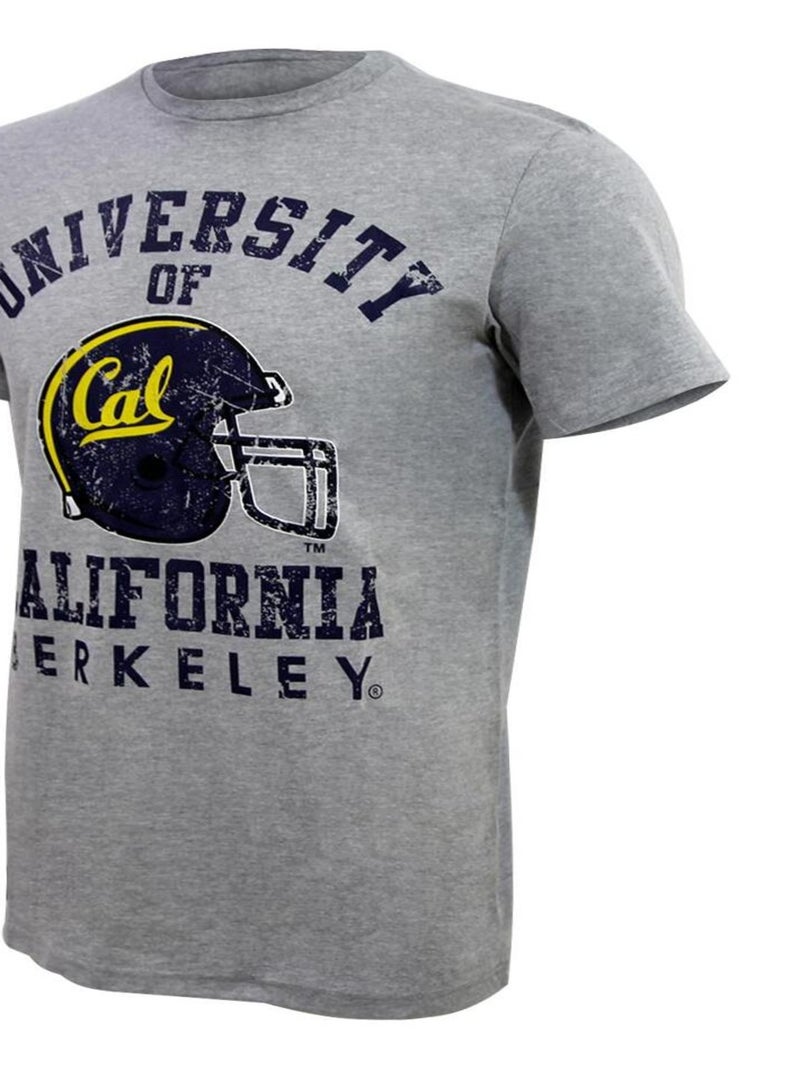 T-shirt coton 'American Freshman' 'Zach' Gris - Kiabi