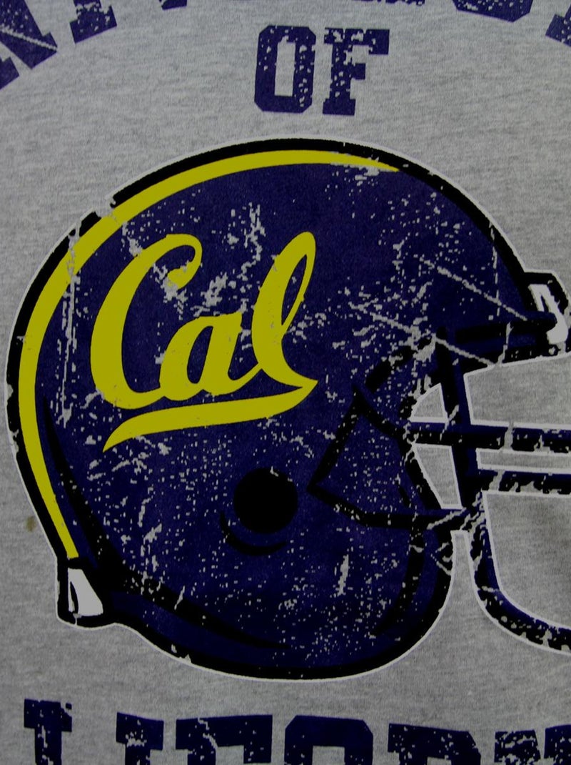 T-shirt coton 'American Freshman' 'Zach' Gris - Kiabi