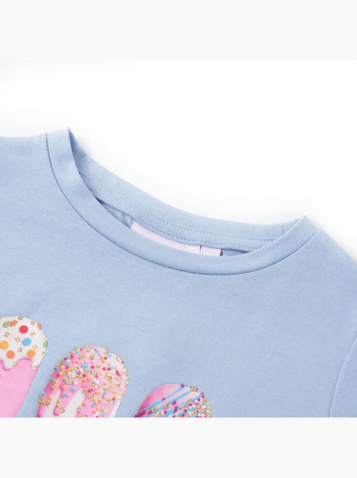 T-shirt coton avec imprimé glace et ourlet noué - vidaxl - Kiabi T-shirt coton avec imprimé glace et ourlet noué - vidaxl - Kiabi