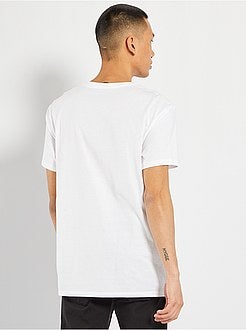 T-shirt Homme Marks And Spencer – Coton Blanc, Col Rond, Taille M, Neuf