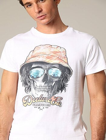 T-shirt coton élégant et décontracté pour l'été 'Deeluxe'