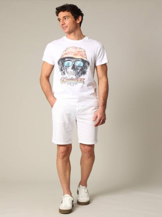 T-shirt coton élégant et décontracté pour l'été 'Deeluxe'