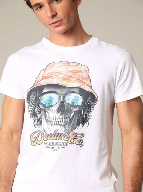 T-shirt coton élégant et décontracté pour l'été 'Deeluxe' - Kiabi