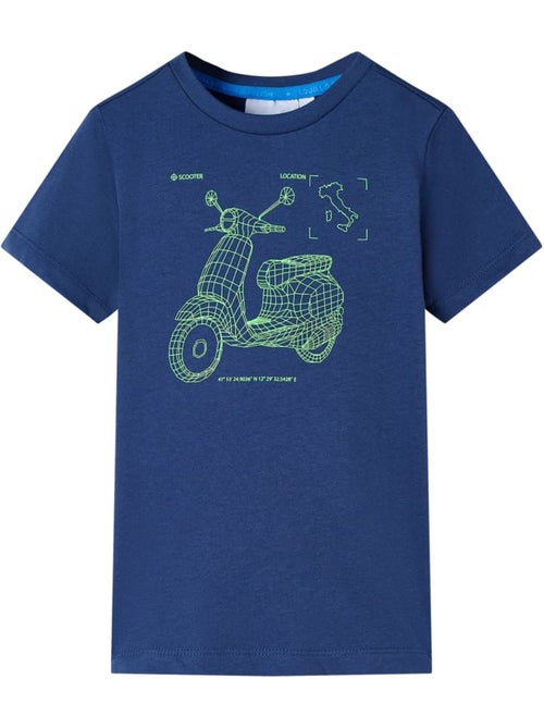 T-shirt coton enfant imprimé scooter - vidaxl - Kiabi T-shirt coton enfant imprimé scooter - vidaxl - Kiabi