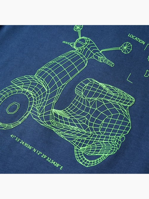 T-shirt coton enfant imprimé scooter - vidaxl - Kiabi T-shirt coton enfant imprimé scooter - vidaxl - Kiabi