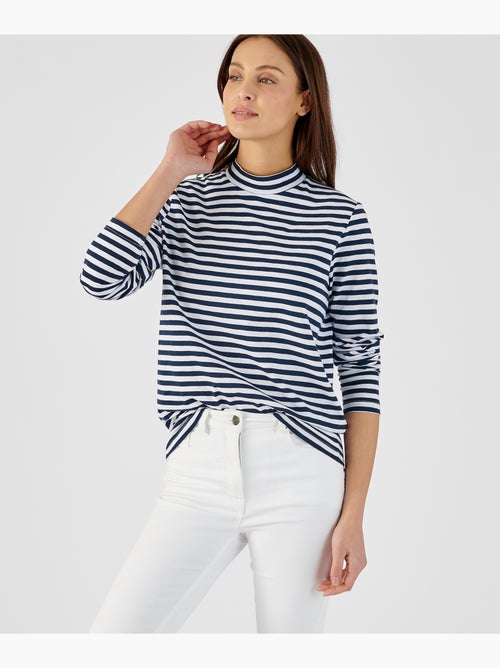 T-shirt coton flammé - Damart - Kiabi