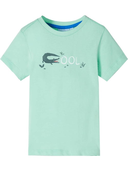 T-shirt coton imprimé crocodile clair coupe classique - vidaxl - Kiabi T-shirt coton imprimé crocodile clair coupe classique - vidaxl - Kiabi