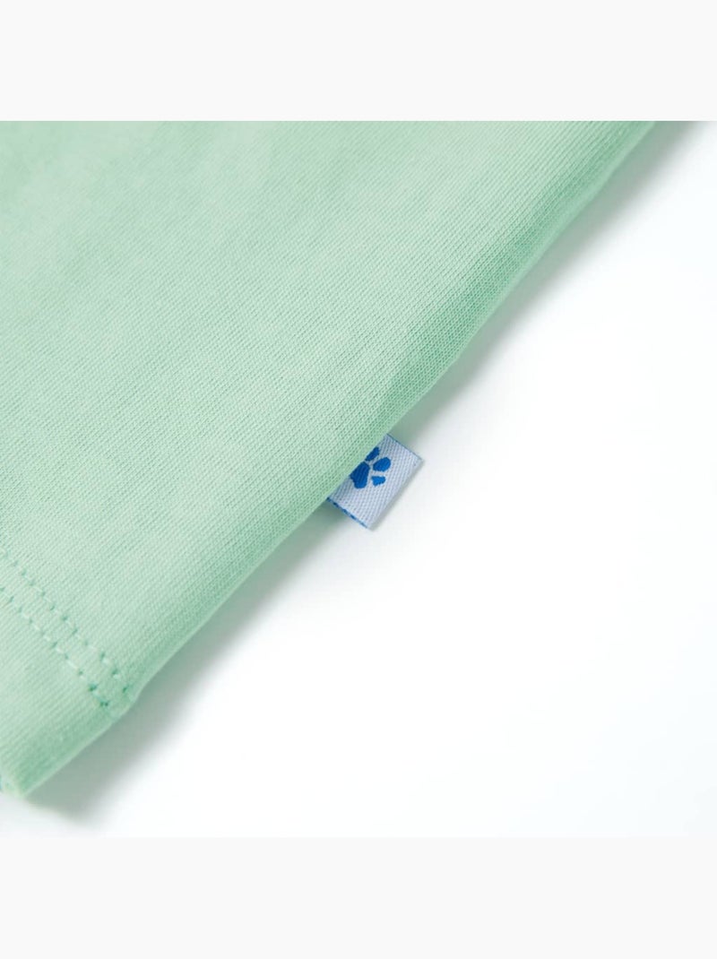 T-shirt coton imprimé crocodile clair coupe classique - vidaxl Vert - Kiabi