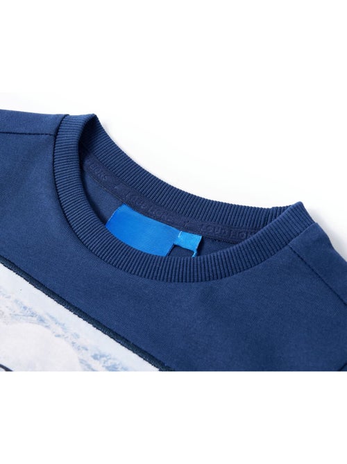 T-shirt coton manches courtes col rond imprimé panda - vidaxl - Kiabi