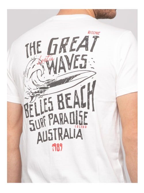 T-shirt coton motifs NARNAGE - Kiabi