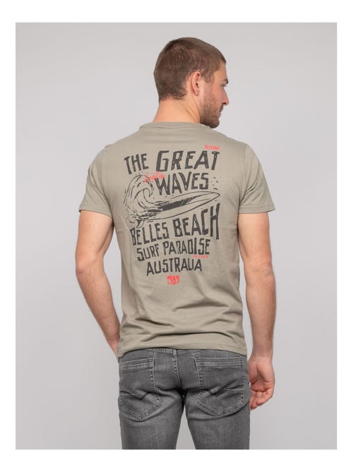 T-shirt coton motifs NARNAGE - Kiabi