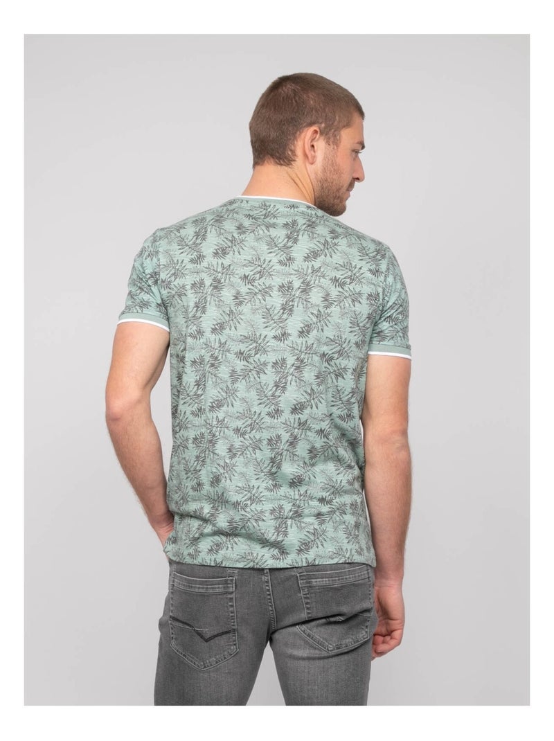 T-shirt coton motifs NARNIBALL Kaki - Kiabi