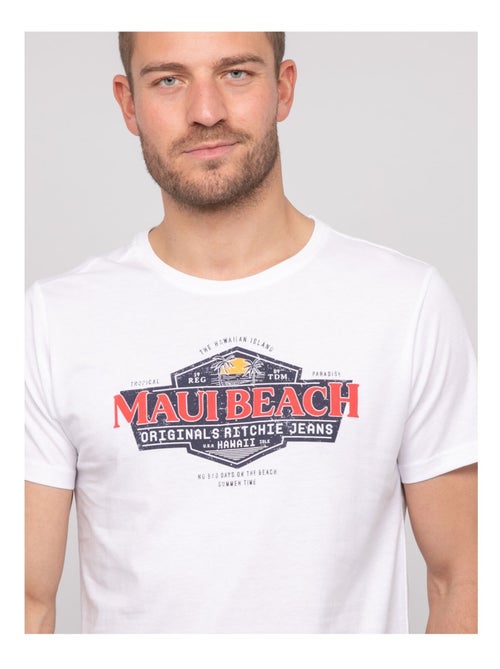 T-shirt coton motifs NELIOTE - Kiabi