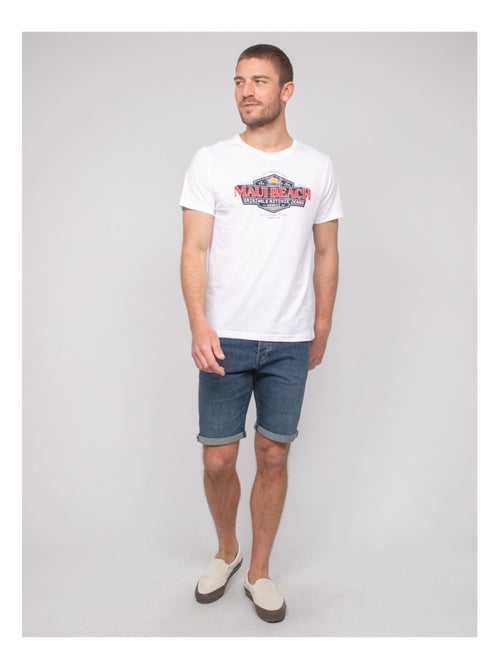 T-shirt coton motifs NELIOTE - Kiabi