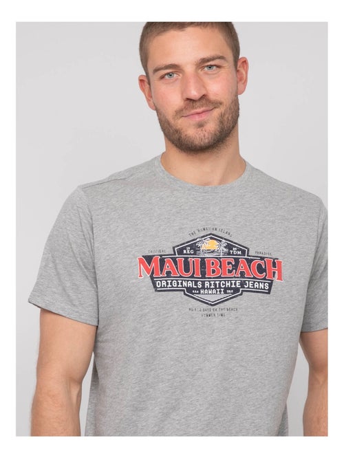 T-shirt coton motifs NELIOTE - Kiabi