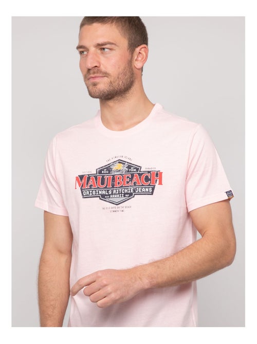 T-shirt coton motifs NELIOTE - Kiabi