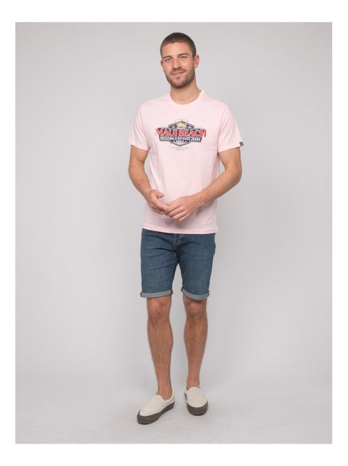 T-shirt coton motifs NELIOTE - Kiabi