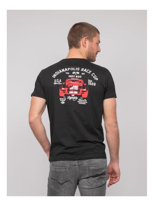 T-shirt coton motifs NEROLMA - Kiabi