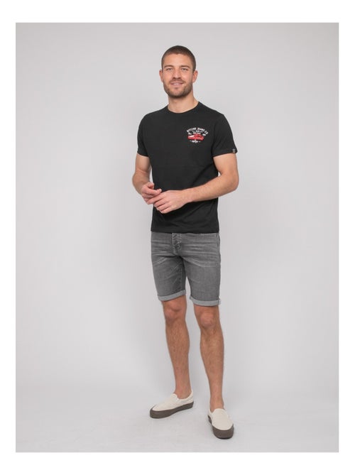 T-shirt coton motifs NEROLMA - Kiabi