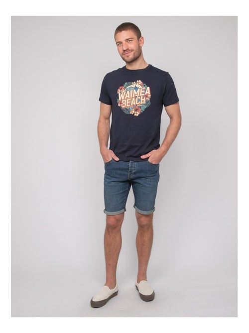 T-shirt coton motifs NEWILMO - Kiabi