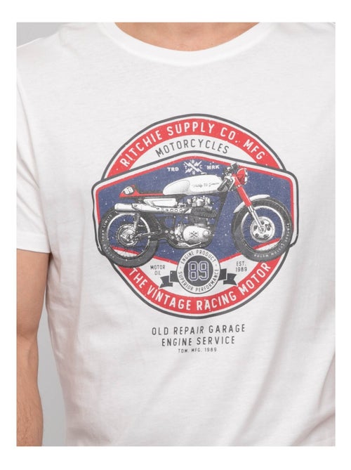 T-shirt coton motifs NOLRIXI - Kiabi