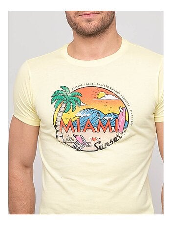 T-shirt coton motifs NOPICALE