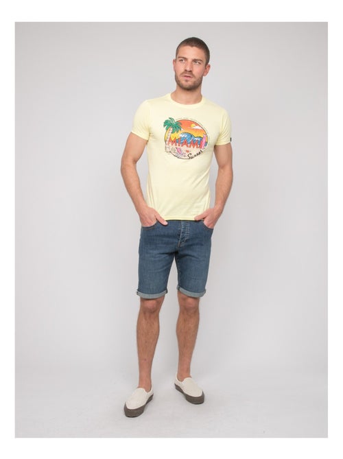 T-shirt coton motifs NOPICALE - Kiabi