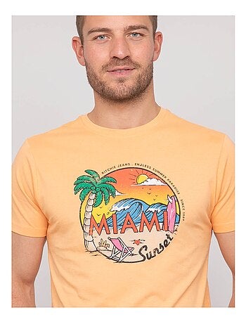 T-shirt coton motifs NOPICALE