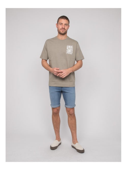 T-shirt coton motifs NORIPAC - Kiabi