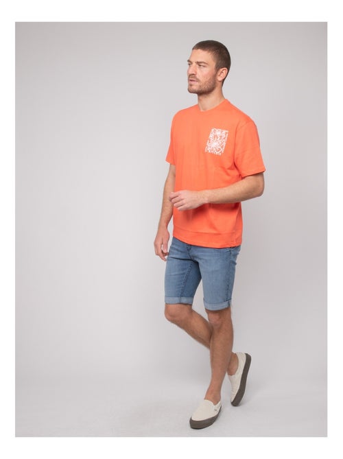 T-shirt coton motifs NORIPAC - Kiabi