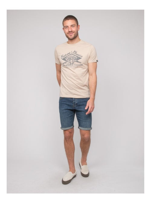 T-shirt coton motifs NOUPARIX - Kiabi