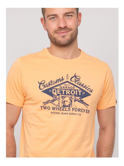 T-shirt coton motifs NOUPARIX - Kiabi