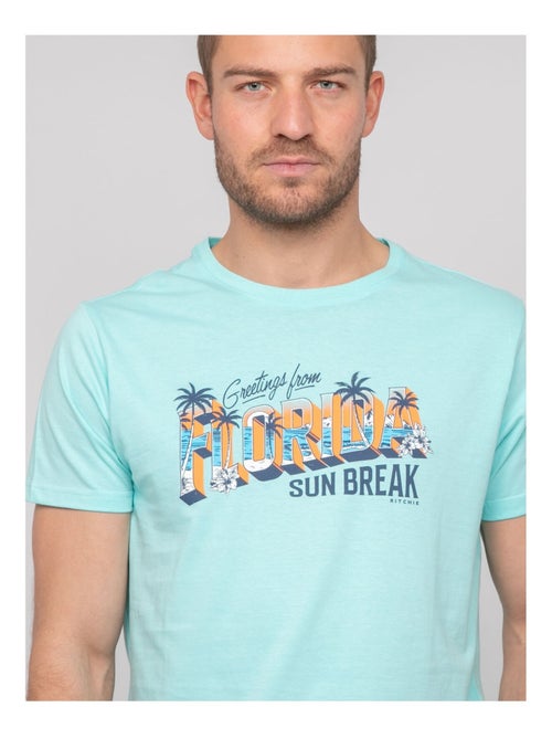 T-shirt coton motifs NOURITO - Kiabi