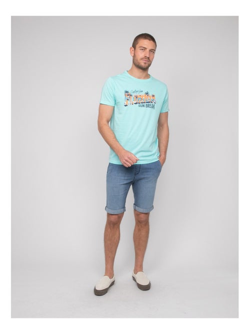 T-shirt coton motifs NOURITO - Kiabi