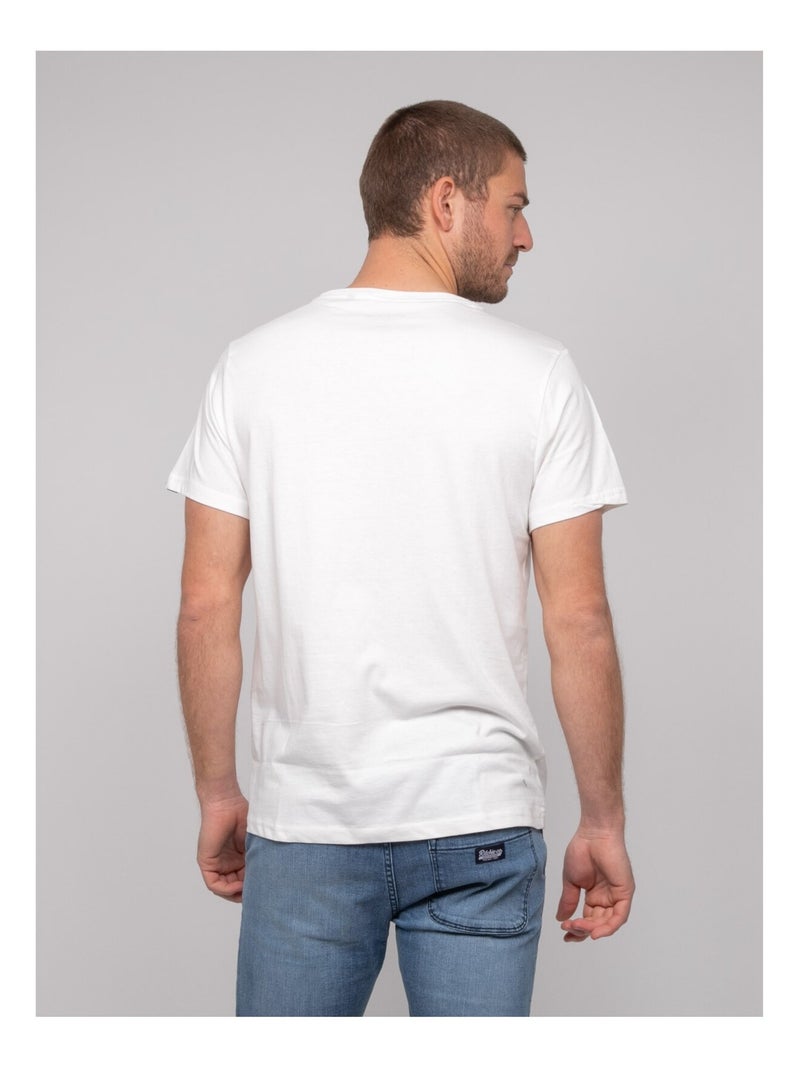 T-shirt coton motifs NOURITO Ecru - Kiabi