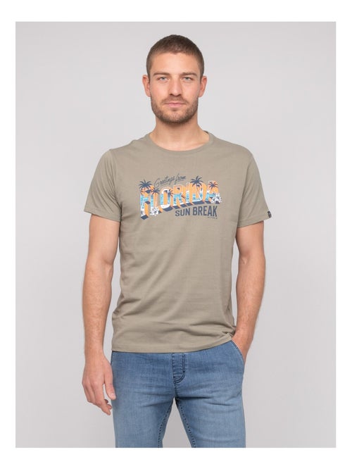 T-shirt coton motifs NOURITO - Kiabi