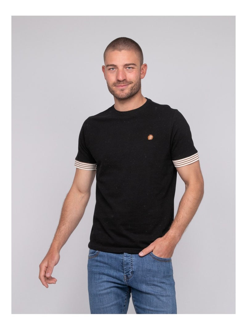 T-shirt coton NILANBAL Noir - Kiabi