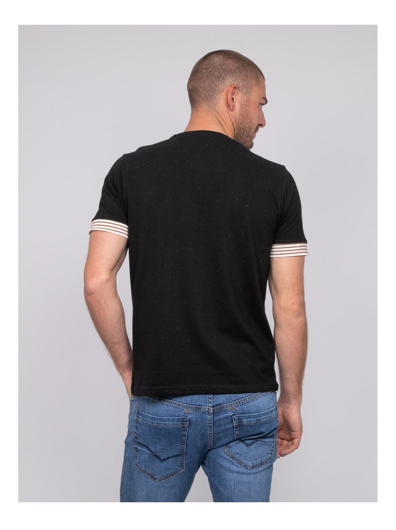 T-shirt coton NILANBAL Noir - Kiabi