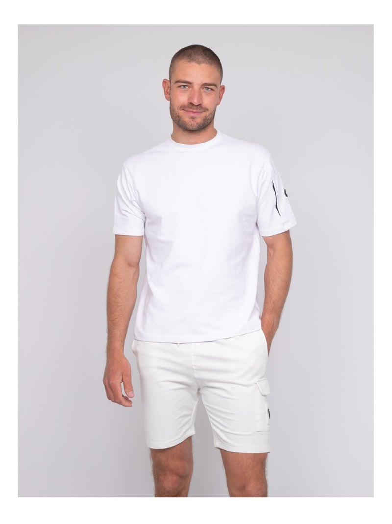 T-shirt coton NIPARA Blanc - Kiabi