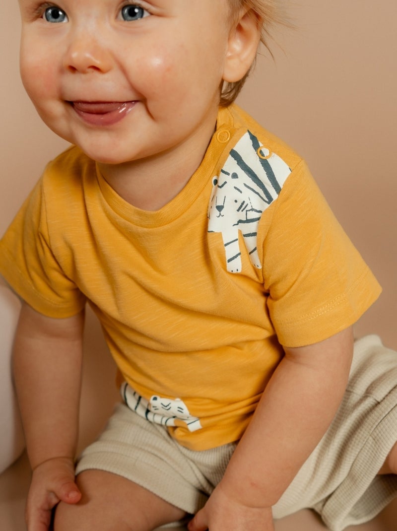 T-shirt, Coton Noukie's Jaune - Kiabi