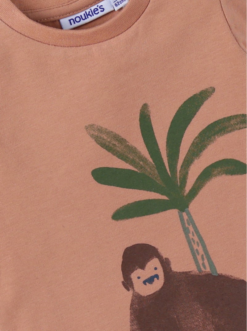 T-shirt, Coton Noukie's Marron - Kiabi