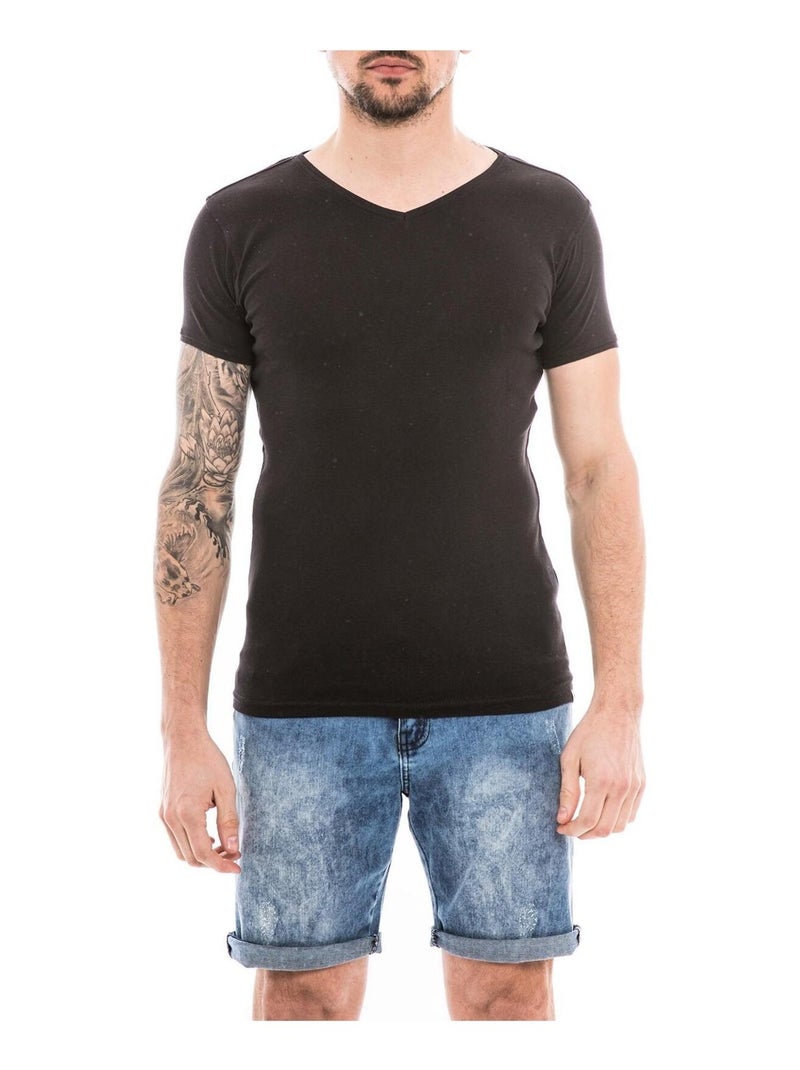 T-shirt coton organique WORKAWAY Noir - Kiabi